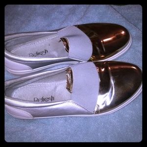 Refresh Metallic Fashion Sneakers